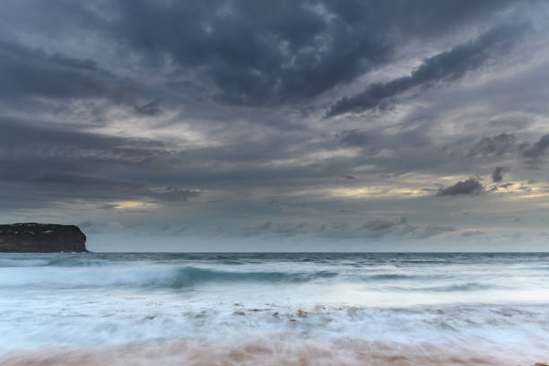 istock Sunrise Seascape and Cloudy Sky 1136293382