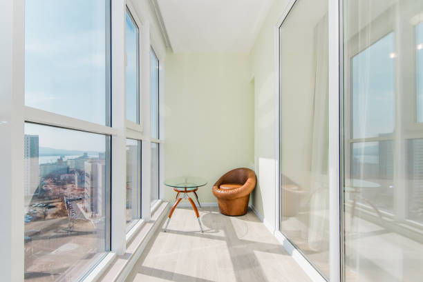 istock The photo of a bright balcony 1136296823