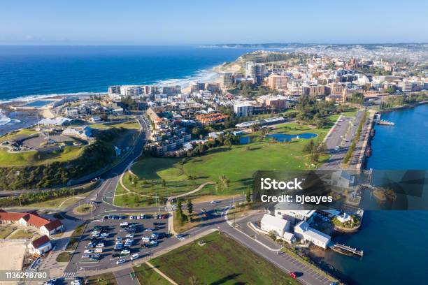 Newcastle Cbd Nsw Australia Aerial View Stock Photo - Download Image Now - Newcastle - New South Wales, Australia, New South Wales