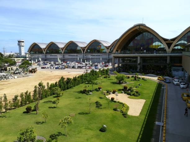 Mactan–Cebu International Airport, Philippines Mactan–Cebu International Airport, the second busiest international airport in the Philippines. It is located in Lapu-Lapu City on Mactan Island, a part of Metro Cebu. cebu province stock pictures, royalty-free photos & images