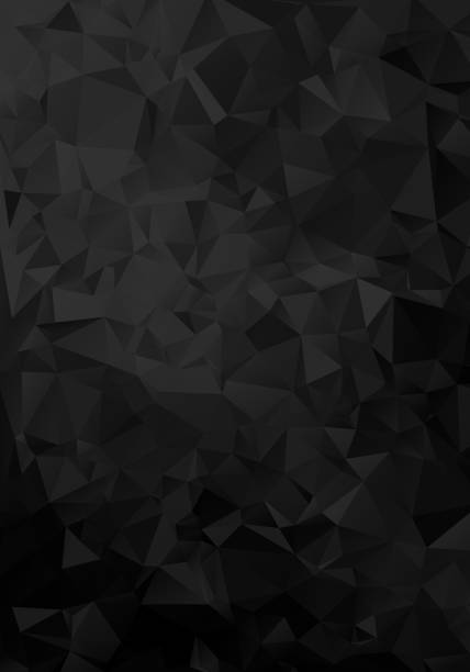 Vector Black geometric background design. Vertical Geometrical background in Origami style with gradient. Design for your background, cover, poster, banner, flyer, brochure Vector Black geometric background design. Vertical Geometrical background in Origami style with gradient. Design for your background, cover, poster, banner, flyer, brochure banking backgrounds stock illustrations