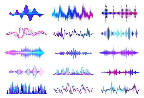 Sound Waves Frequency Audio Waveform Music Wave Hud Interface Elements  Voice Graph Signal Vector Audio Wave Stock Illustration - Download Image  Now - iStock