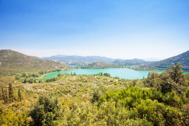 Photo of Bacina Lakes, Dalmatia, Croatia - Viewpoint lookout upon the beautiful Bacina Lakes