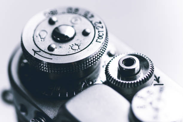 istock Vintage film camera 1136346699