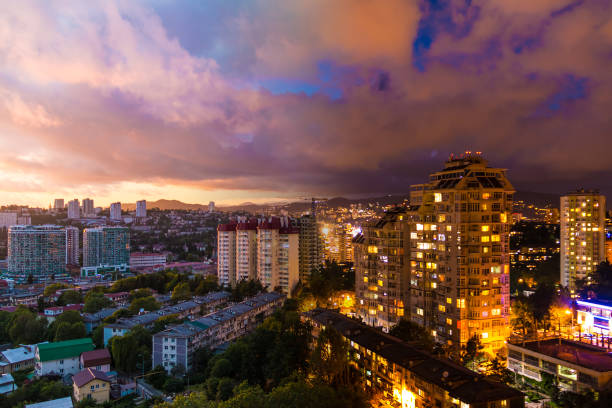 istock Time-lapse collage of day to night transition 1136354460