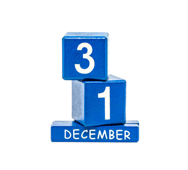 istock isolated calendar of cubes on a white background 1136358147