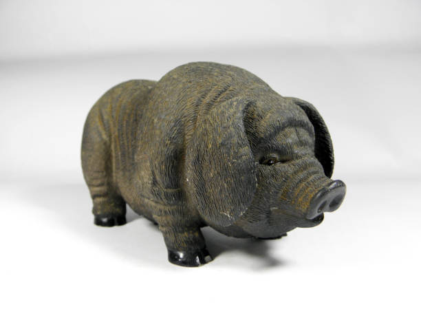 istock Ancient Chinese pottery traditional pig shape 1136359549