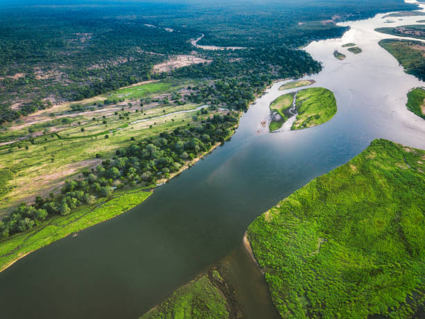 istock aerial view on the zambezi 1136359644