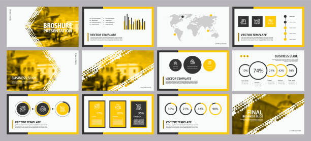 This template is the best as a business presentation, used in marketing and advertising, flyer and banner, the annual report. Elements on a dark grey background This template is the best as a business presentation, used in marketing and advertising, flyer and banner, the annual report. Elements on a dark grey background slide templates stock illustrations