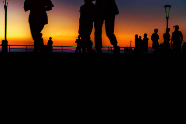 istock Shadows of runners on the garden 1136364929