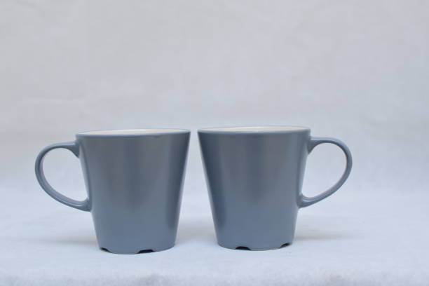 istock Set of colorful Mug for hot drinks , isolated on white back ground 1136365702
