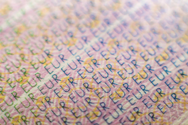 istock Euro passport texture close up macro 1136365762