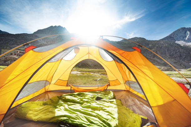 istock Tent in the mountain 1136371048
