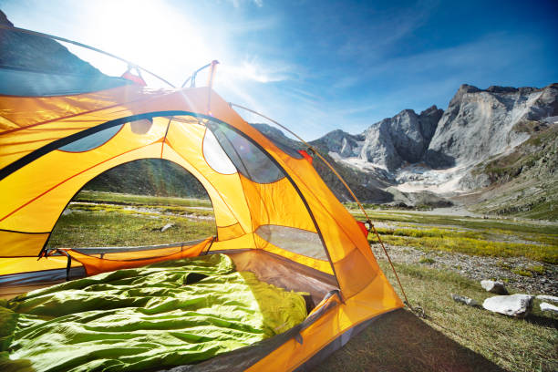 istock Tent in the mountain 1136371197