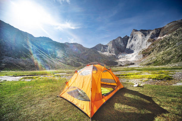 istock Tent in the mountain 1136371262