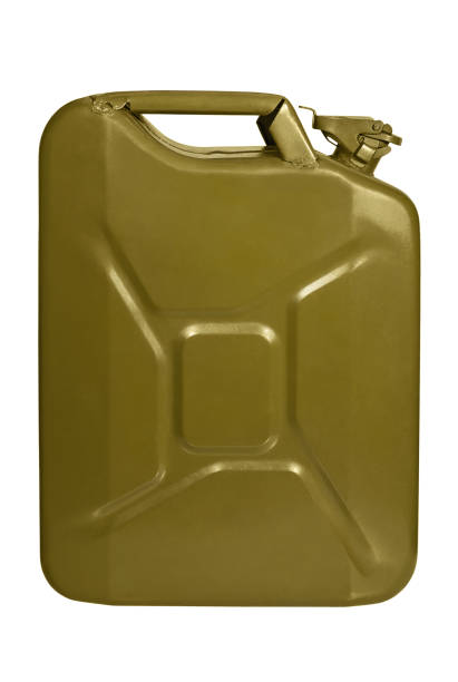 istock Army metal jerrycan khaki color close up 1136372237