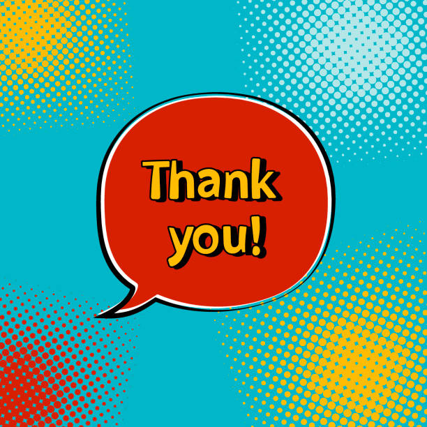 istock Speech bubble Thank you on the dots comic background. Colored pop art style sound effect. Halftone vector illustration banner. Vector illustration in comic style 1136379419