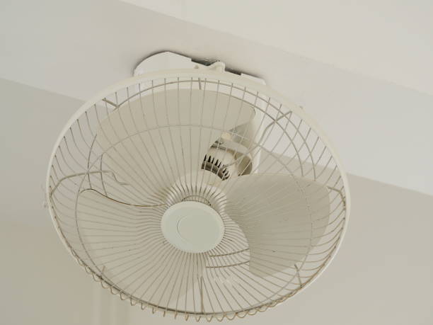 istock Ceiling fans vintage style. 1136381805