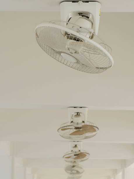 istock Ceiling fans vintage style. 1136381857