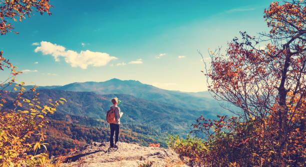 istock Man at the edge of a cliff 1136383303
