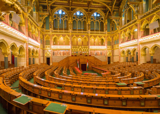 istock Budapest Parliament interior, Hungary. 1136387734