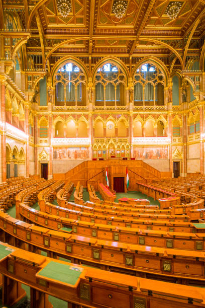 istock Budapest Parliament interior, Hungary. 1136387737