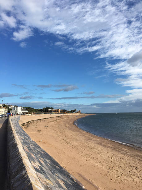 istock Blue skies over Exmouth Seafront 1136389173
