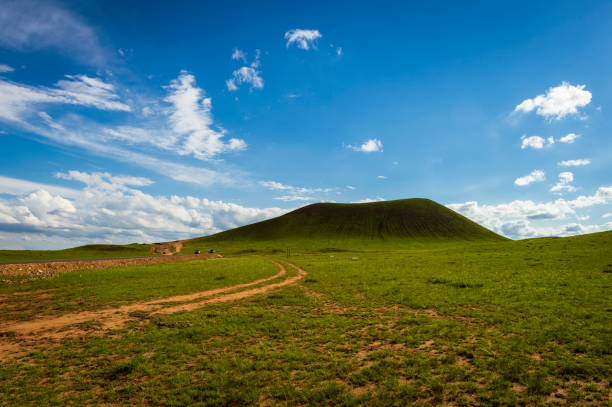 istock Ulanhada volcano in summer, Inner Mongolia, China 1136390492