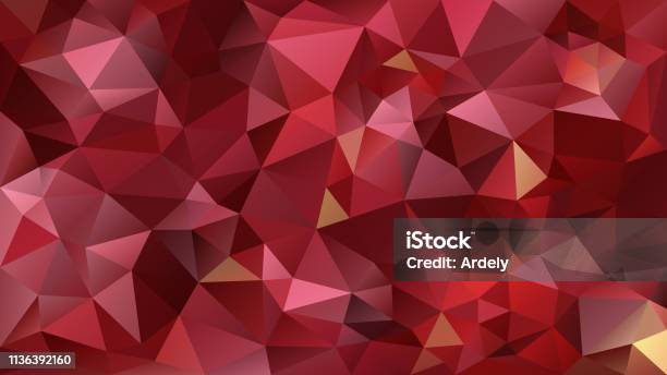 Redvector Triangle Polygon Border Vector Polygon Rectangle Background Triangle Pattern In Red Color Stock ...