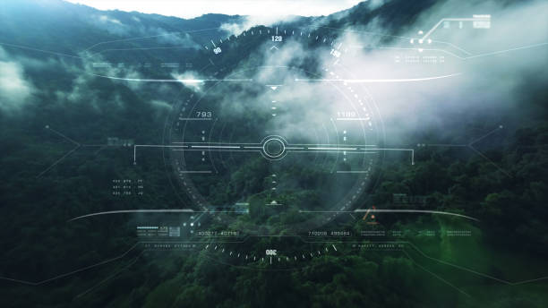 istock View from the fighter plane cockpit head up display 1136394257