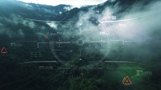 istock View from the fighter plane cockpit head up display 1136394280