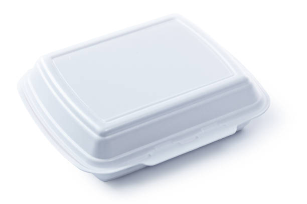 istock Polystyrene Takeaway Food Box Isolated On White 1136394877