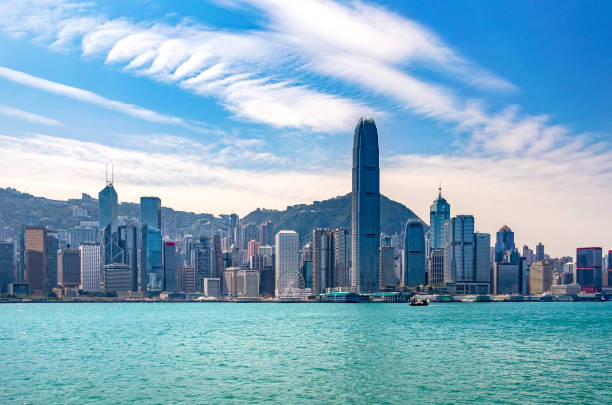 istock Hong kong skyline and Victoria Harbour 1136395852