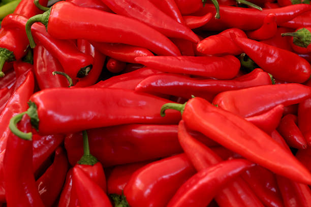 istock The coarse red pepper market 1136402616