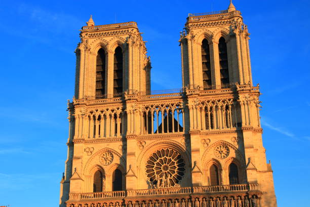 istock Notre Dame Cathedral in Paris 1136403043
