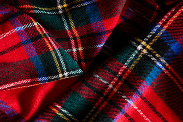 istock Scottish tartan called Stewart Royal Modern 1136404152