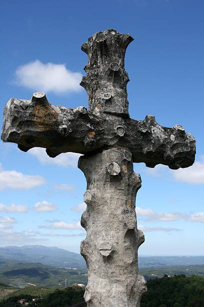 istock The cross in Bussaco forest 113640526