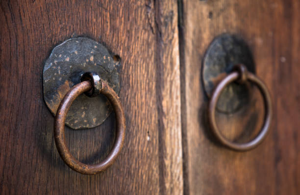 istock Ornate wooden doors 1136405328
