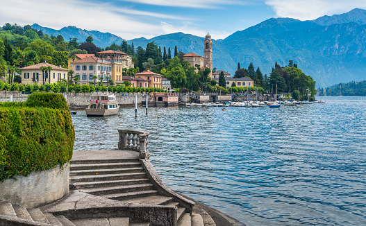 Scenic view in Tremezzo, Lake Como, Lombardy (Lombardia), Italy.