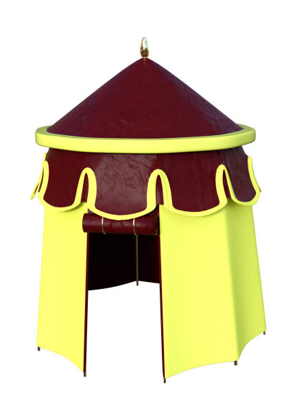 istock 3D illustration fairy tale pavilion on white 1136407171