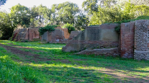Portus was a large artificial harbour of Ancient Rome. Sited on the north mouth of the Tiber.