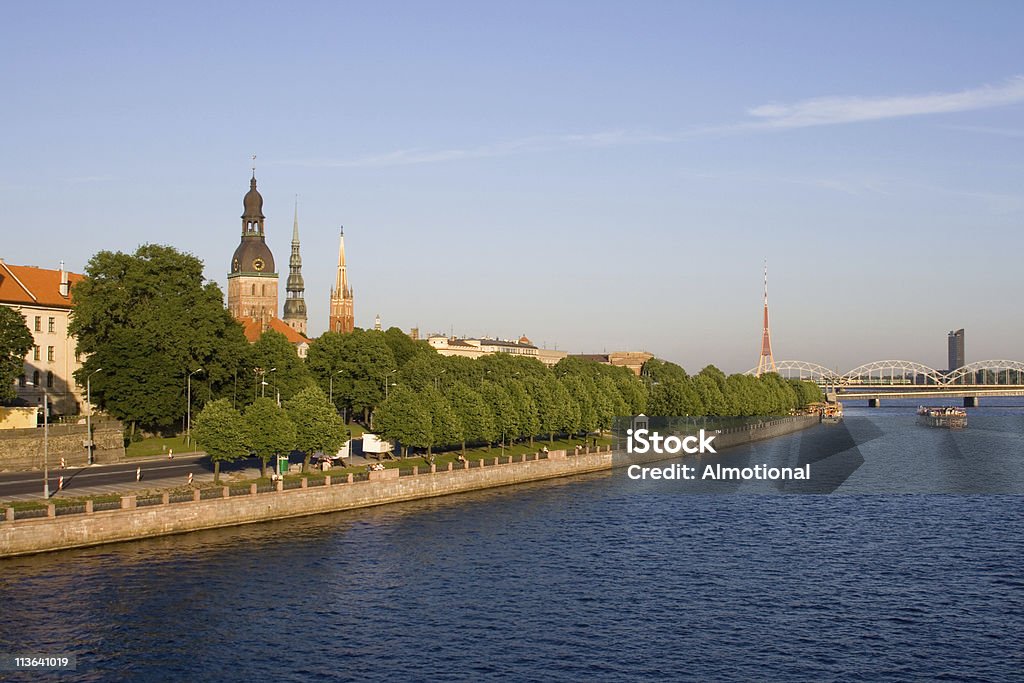 Old Riga in summertime, Latvia  Baltic Countries Stock Photo