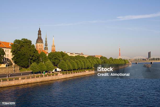 Old Riga In Summertime Latvia Stock Photo - Download Image Now - Baltic Countries, Capital Cities, Cathedral