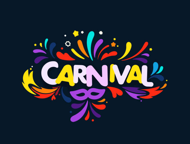 brasilianisches traditionelles karnevalskonzept. abstrakte farbfeuerwerke - mardi gras flash stock-grafiken, -clipart, -cartoons und -symbole
