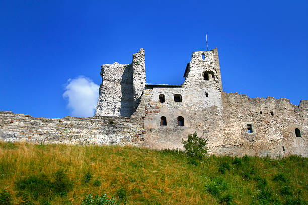 Medieval castle in Rakvere, Estonia stock photo