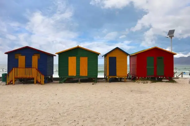 Photo of Muizenberg  is a beach-side suburb of Cape Town, South Africa