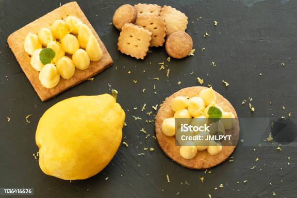Homemade Lemon Tart From Menton Stock Photo - Download Image Now - Lemon - Fruit, Candy, Menton