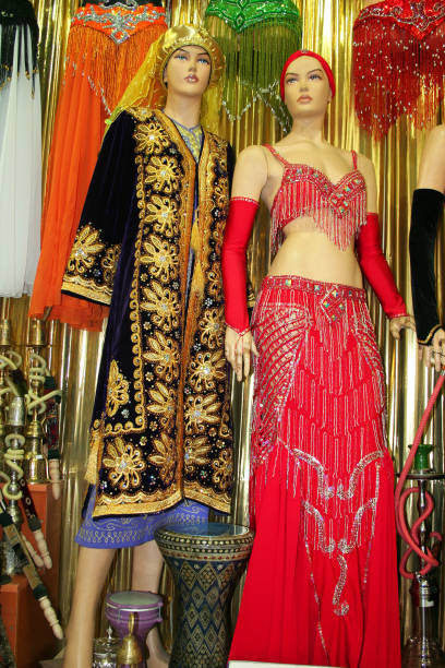 istock mannequins, costumes at grand bazaar, istanbul 1136419464