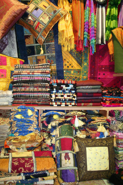 istock Scarfs at grand bazaar in istanbul 1136419468