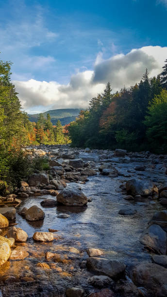 istock The white mountains in New Hampshire 1136422979